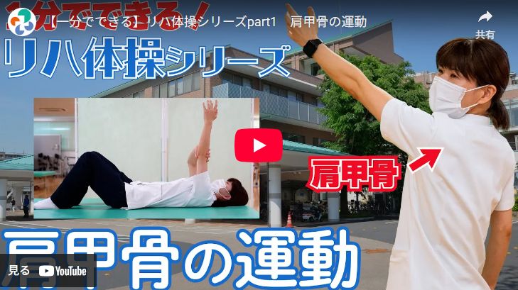肩甲骨の運動(動画)